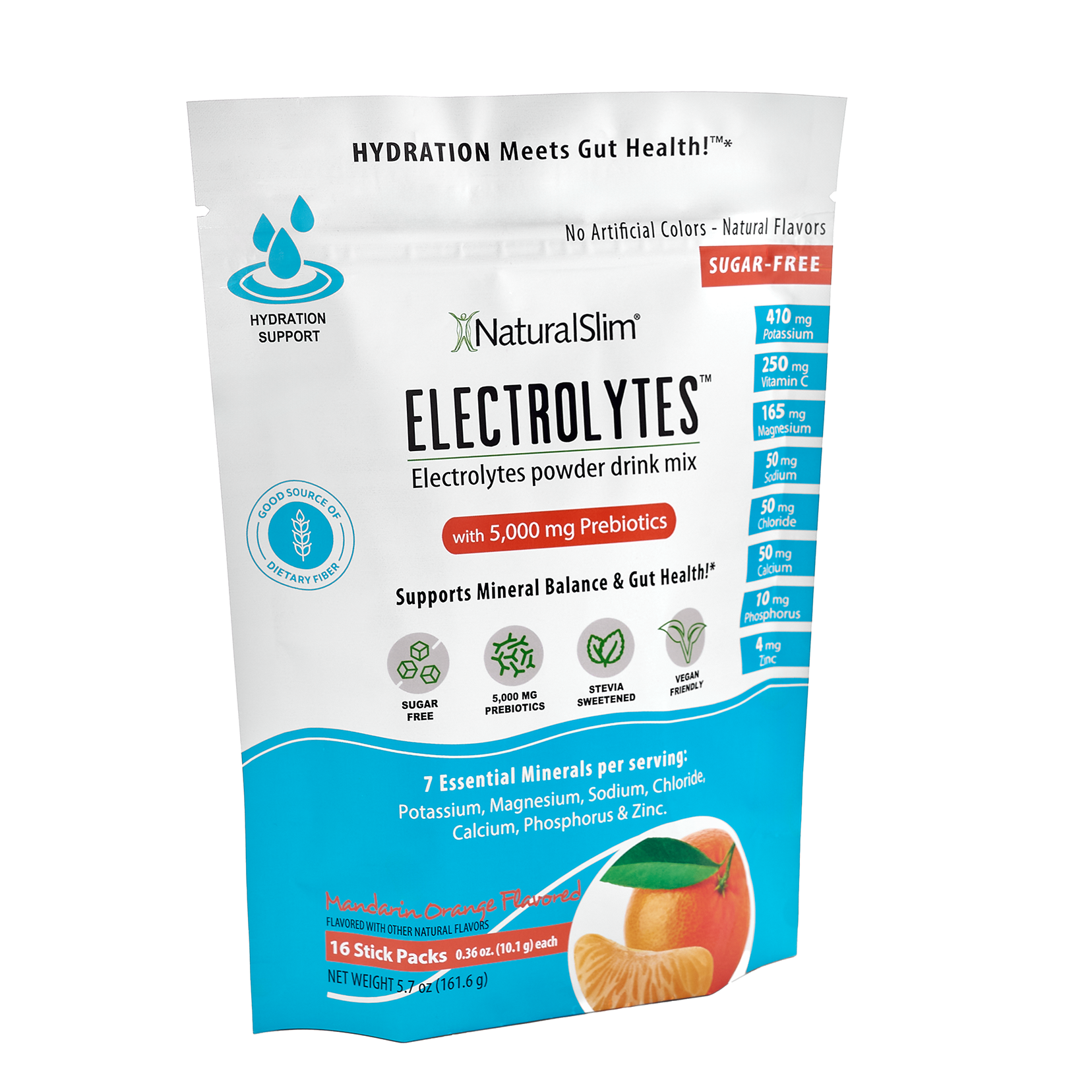 NaturalSlim Electrolitos™ Naranja Mandarina