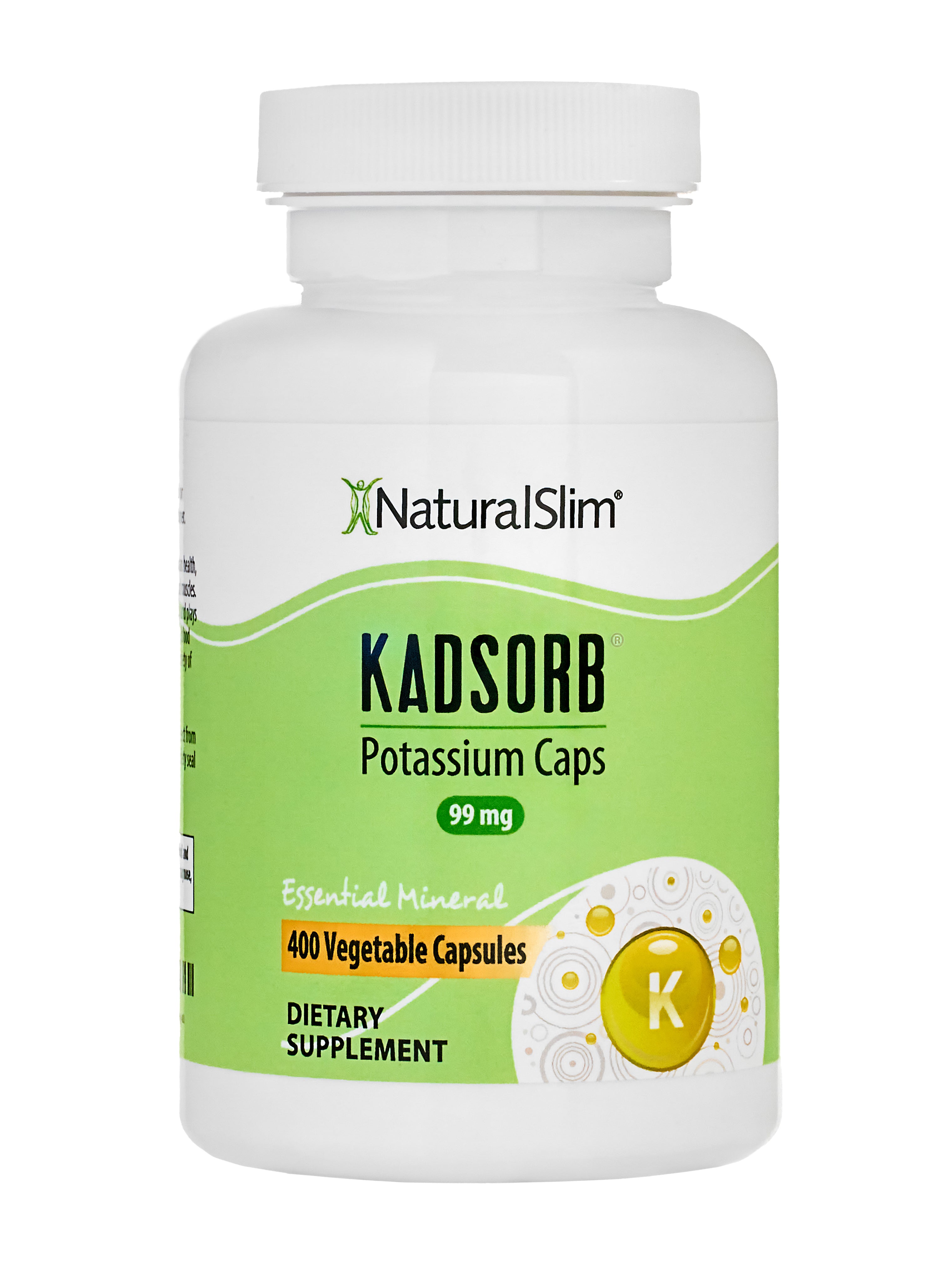 KADSORB™ Potassium Caps- 400 capsules | Citrato de Potasio