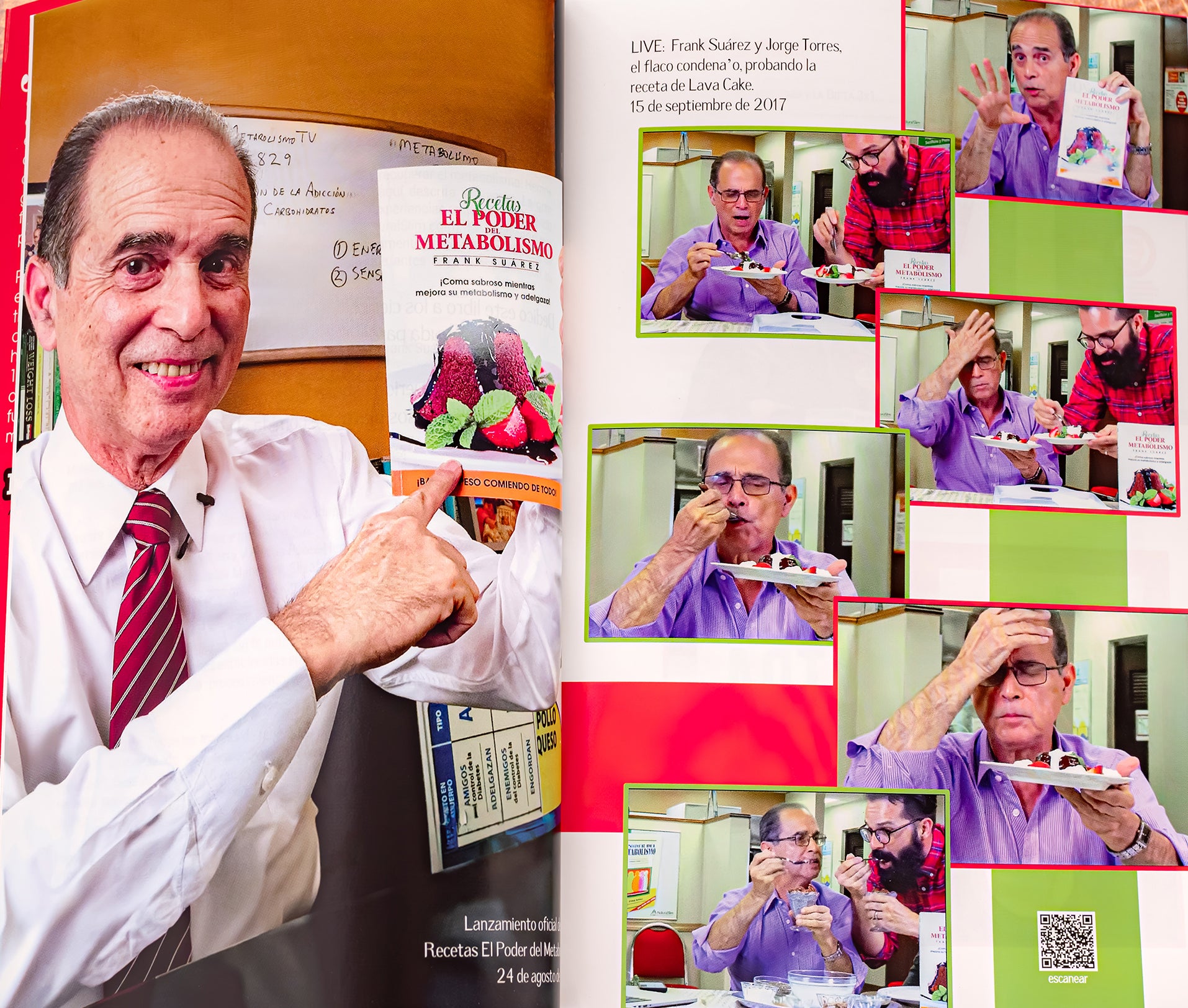 Recetas El Poder del Metabolismo por Frank Suárez