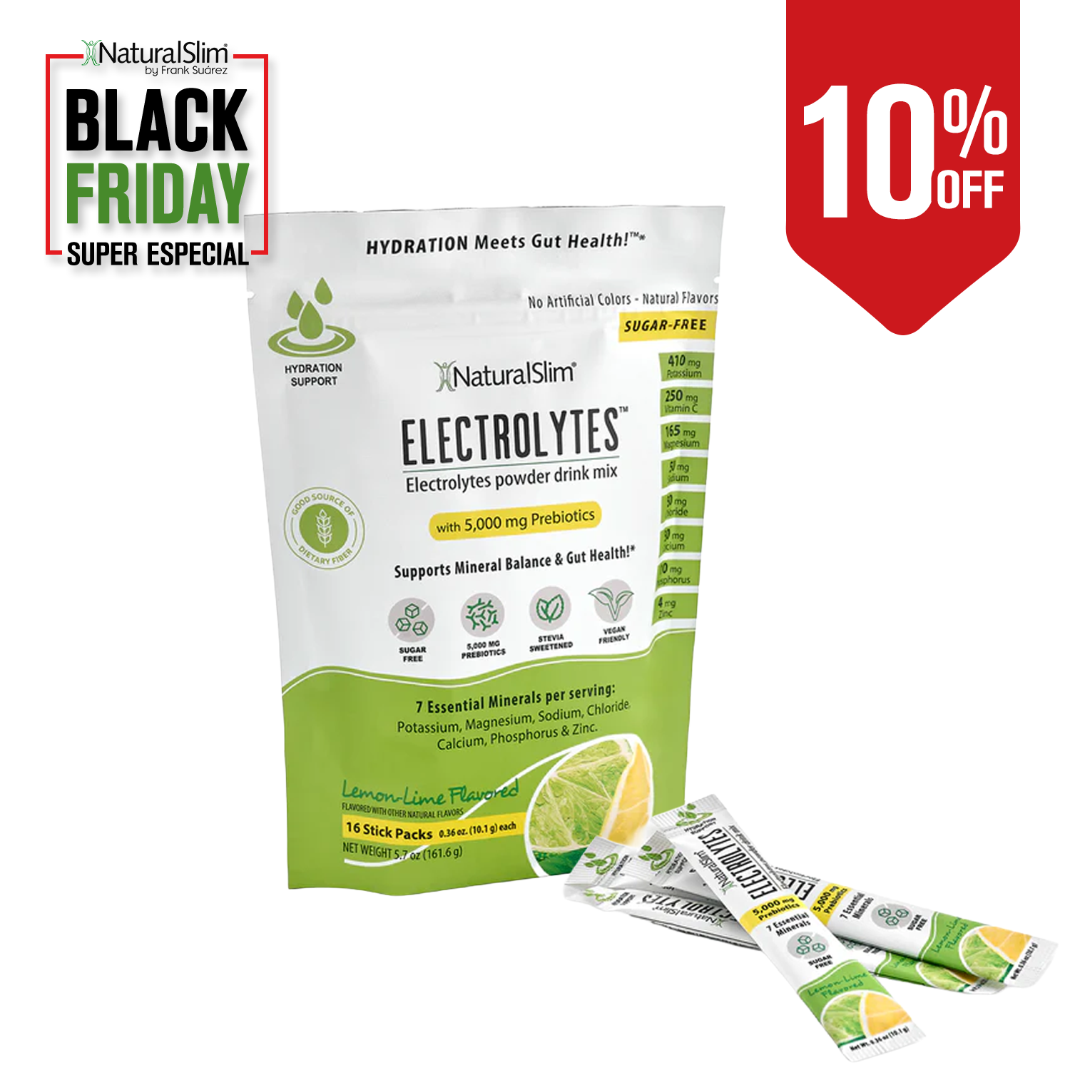 NaturalSlim Electrolytes™ Lemon-Lime