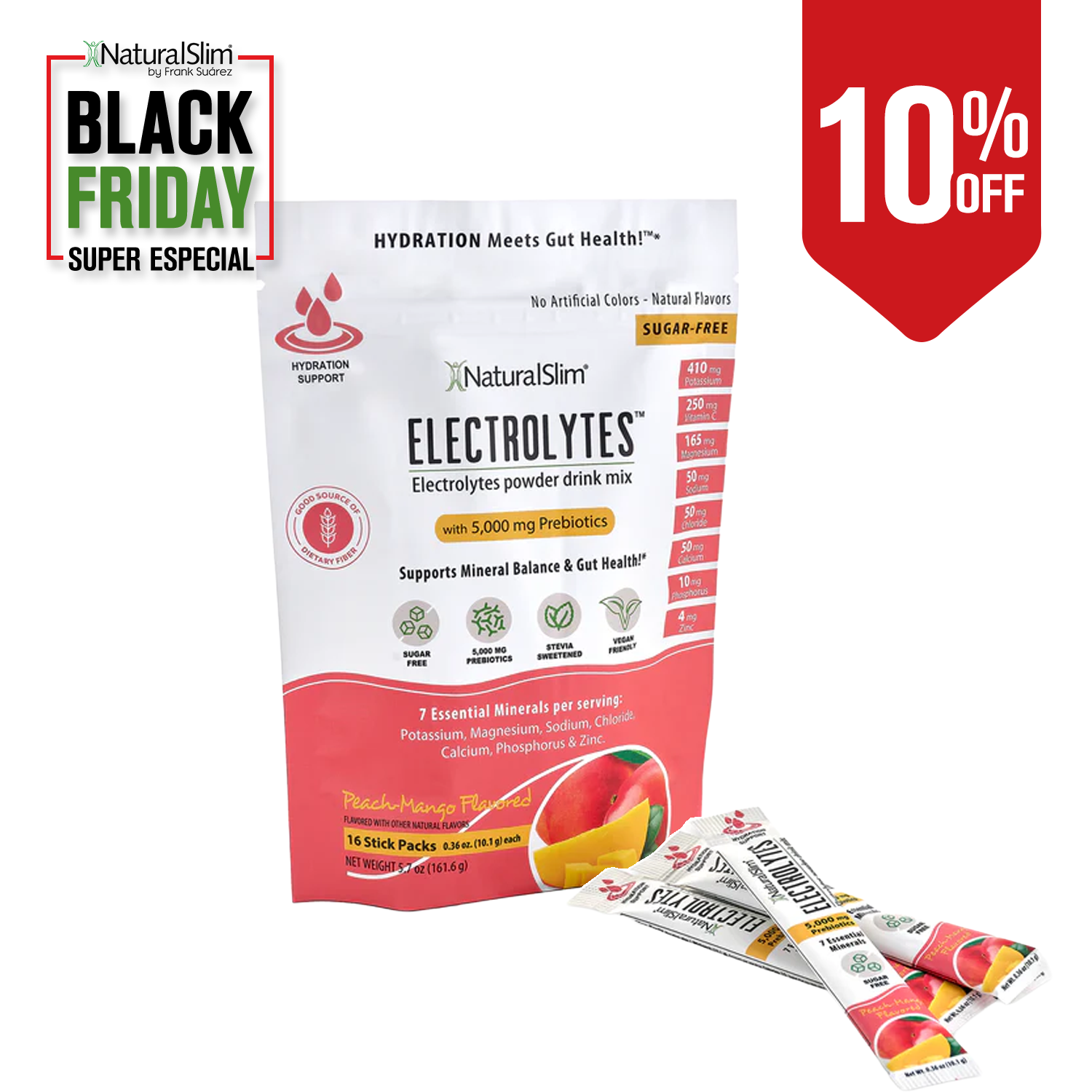 NaturalSlim Electrolytes™ Peach-Mango