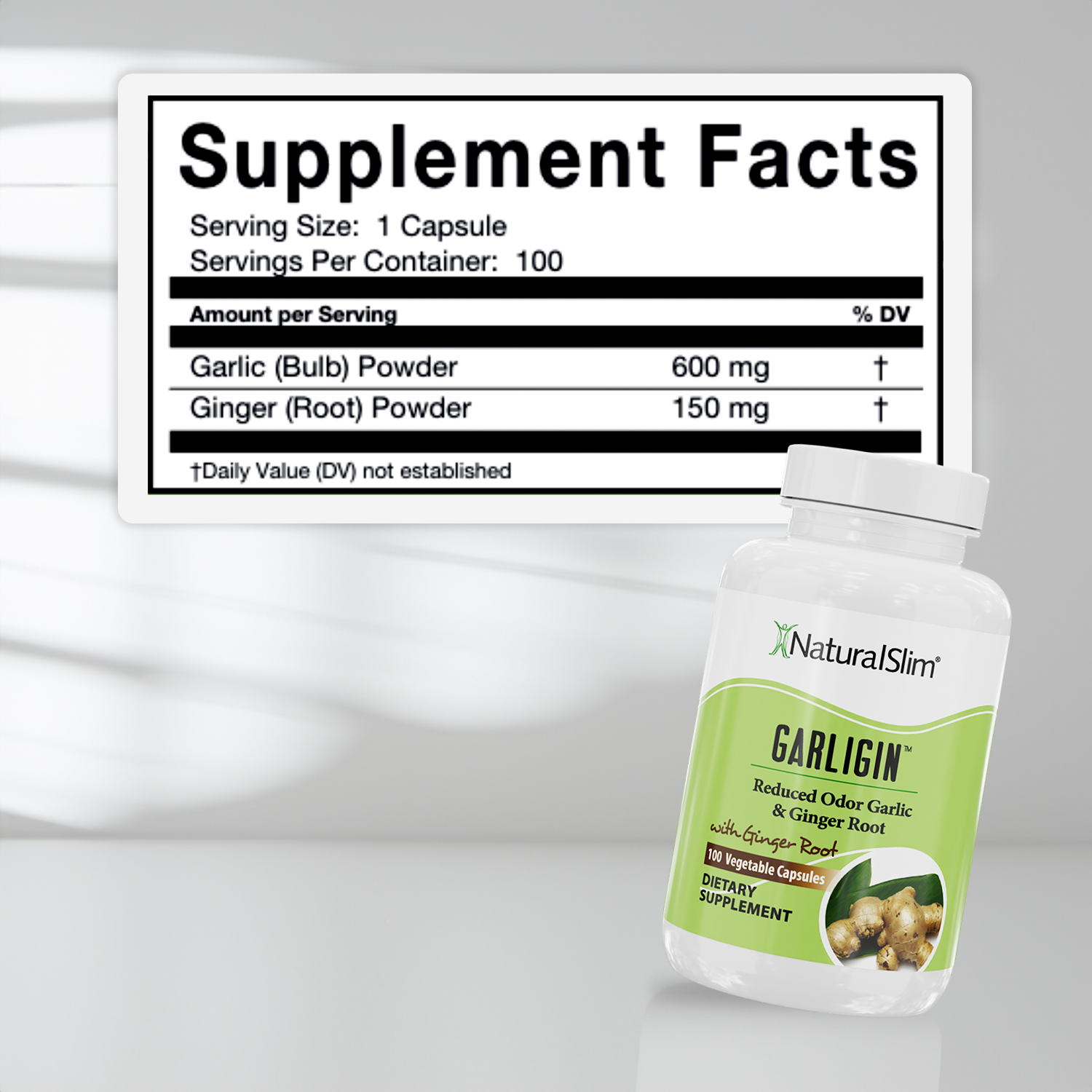 Garligin™ | Mezcla de Ajo y Jengibre *Sistema Inmune