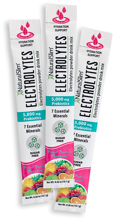 NaturalSlim Electrolytes Fruit Punch - product lifestyle image