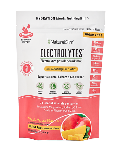 NaturalSlim Electrolytes Peach-Mango - product lifestyle image