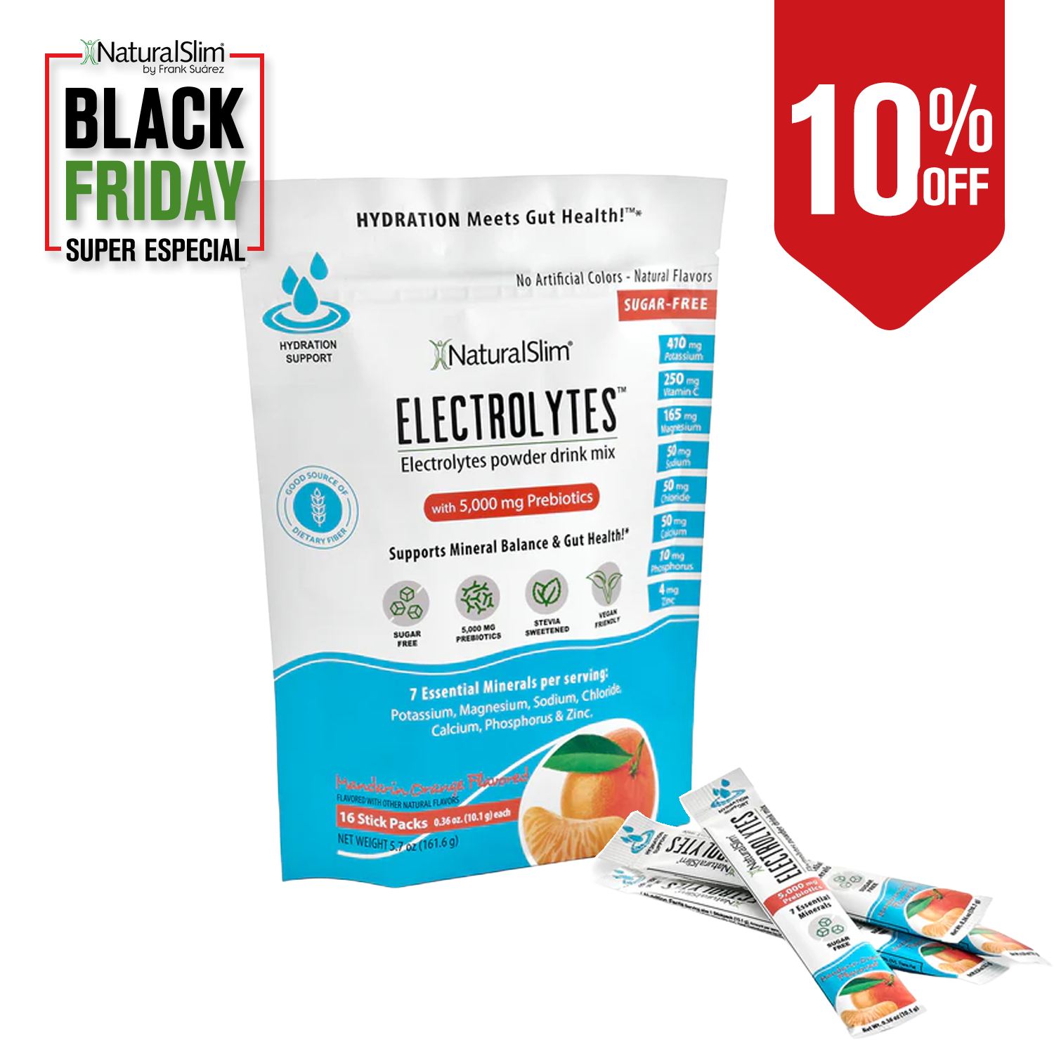 NaturalSlim Electrolytes™ Mandarin Orange