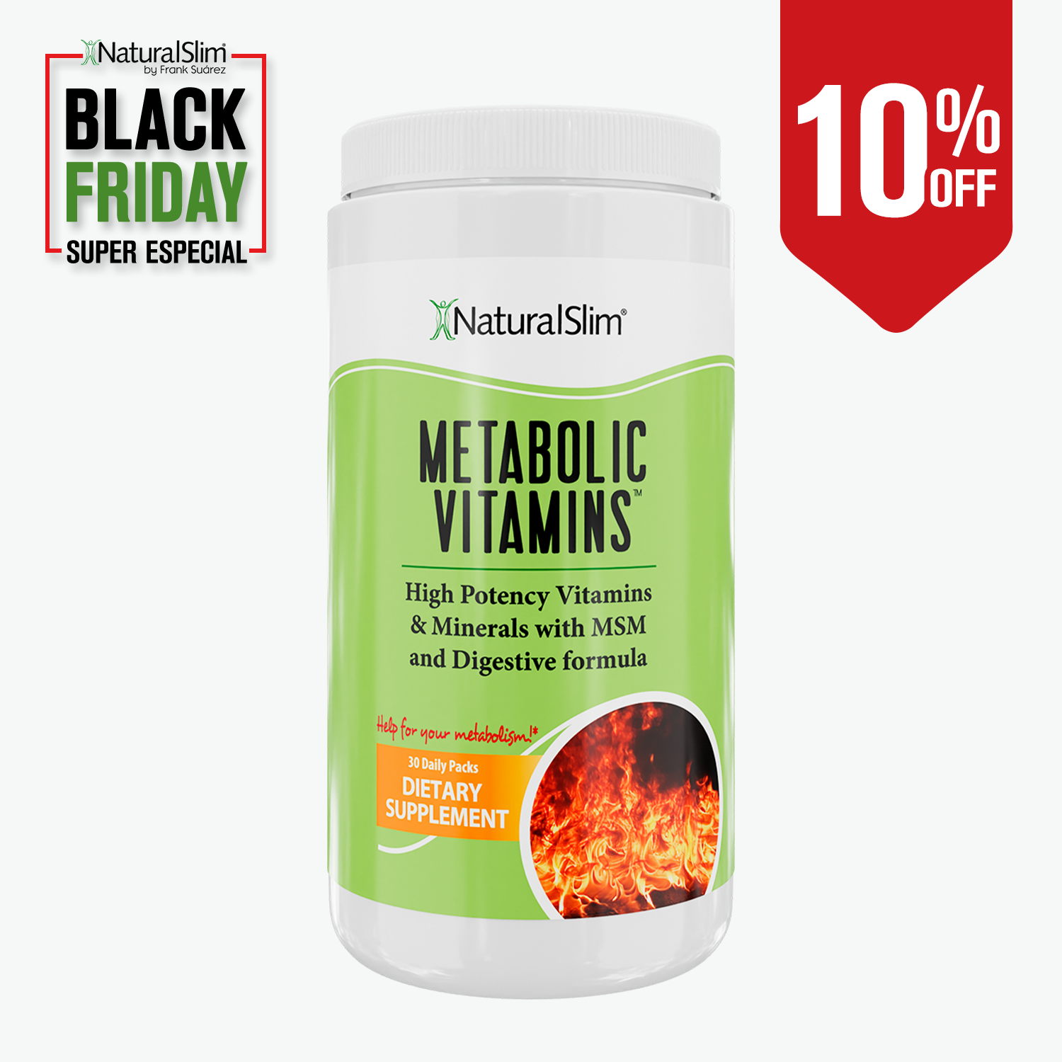METABOLIC VITAMINS™ Vitaminas Potentes | Multivitaminas y Minerales, Complejo B con Niacina (B3)