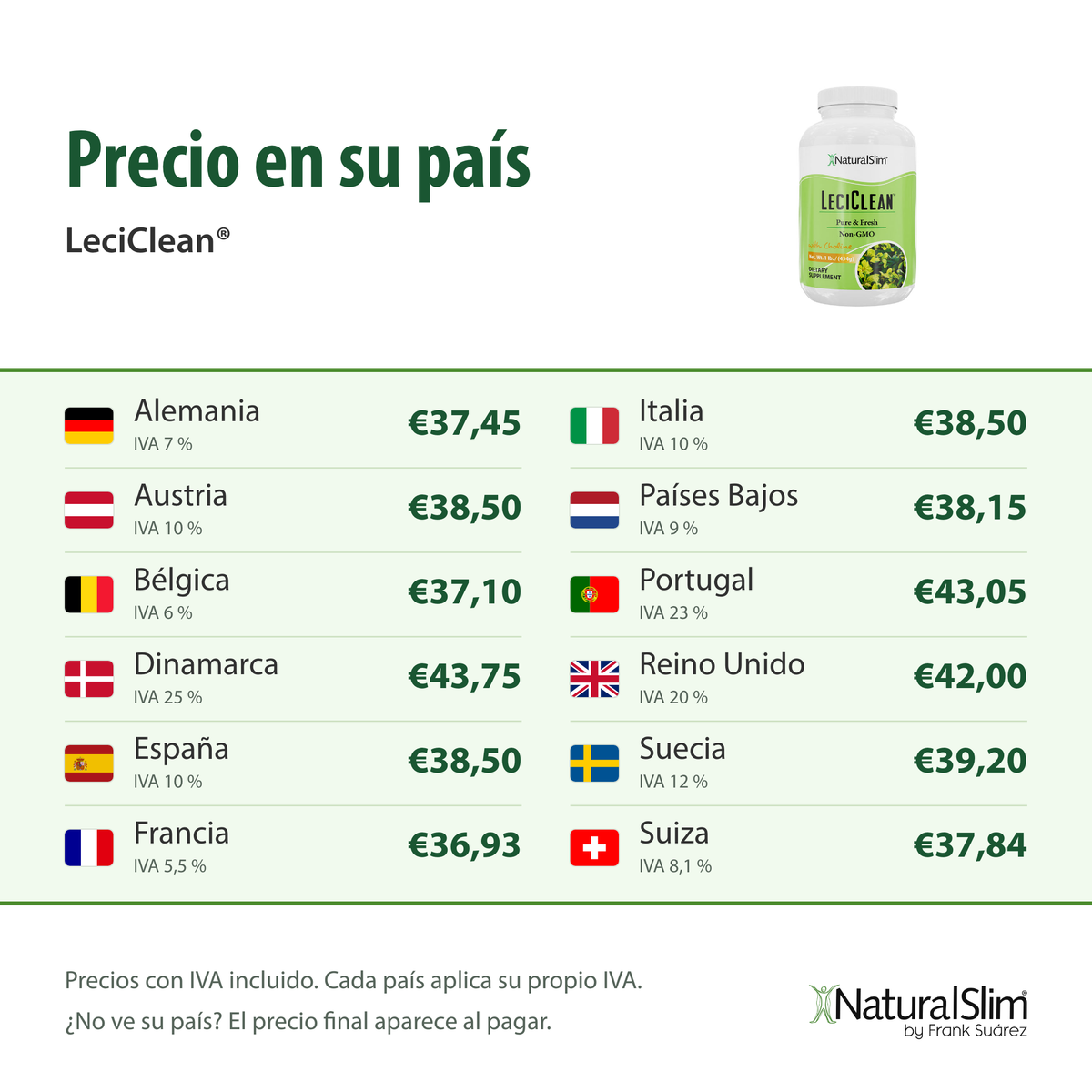 Precio en su país: LeciClean®